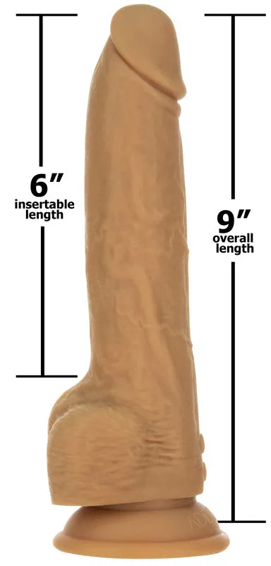 Dildos | BMS Enterprises Naked Addiction 9 Inch Thrusting Dong With Remote