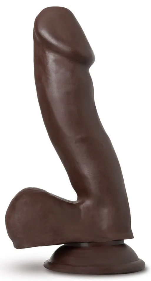 Blush Dildos | Au Naturel - Troy - 6 Inch Dildo - Chocolate