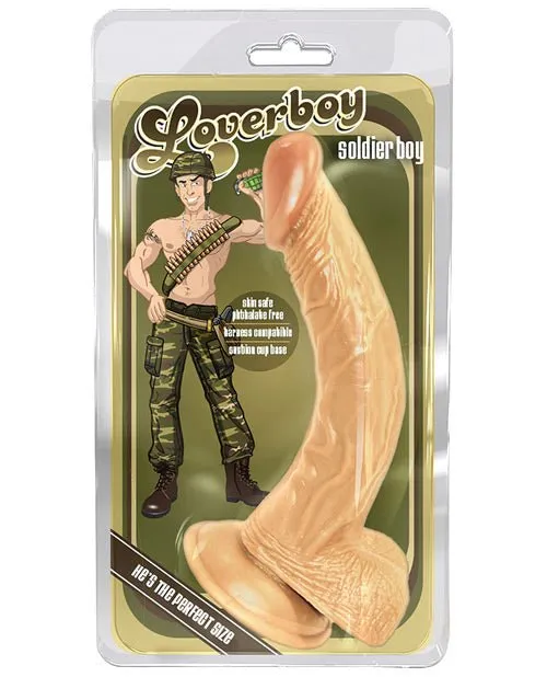Blush Novelties Dildos Blush Loverboy The Soldier Boy Wsuction Cup Flesh