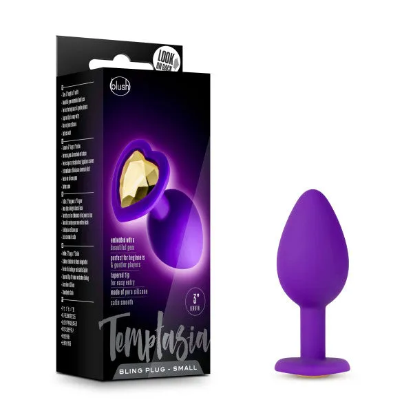 Blush Temptasia - Bling Plug - Large - Black | Anal Blush Temptasia - Bling Plug - Large - Black | Anal