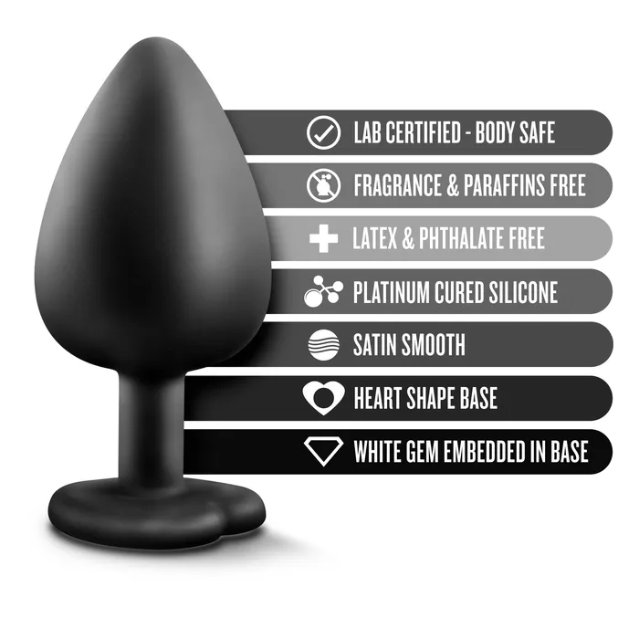 Blush Temptasia - Bling Plug - Large - Black | Anal Blush Temptasia - Bling Plug - Large - Black | Anal