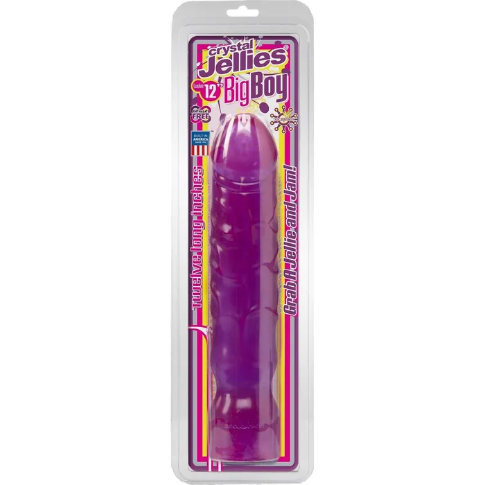 Crystal Jellies Big Boy 12 Inch Doc Johnson Dildos
