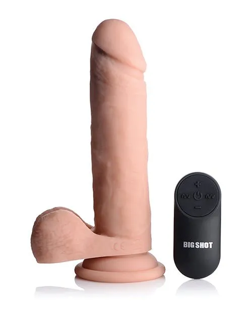 Curve Toys Big Shot 7-Inch Vibrating Silicone Dildo W/balls & Remote by Curve Toys | Dildos Curve Toys Big Shot 7-Inch Vibrating Silicone Dildo W/balls & Remote by Curve Toys | Dildos