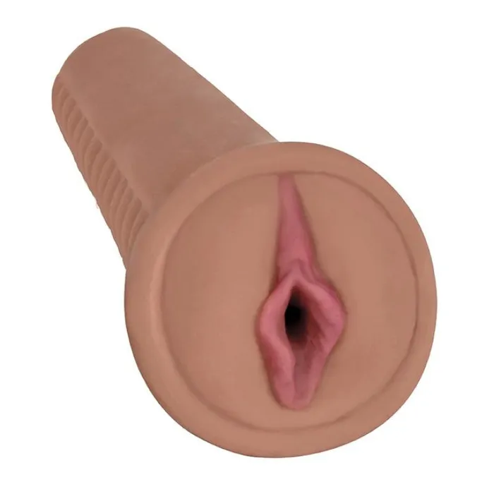 Curve Toys Male Sex Toys | Mistress Jenna Pubic Stroker - Latte