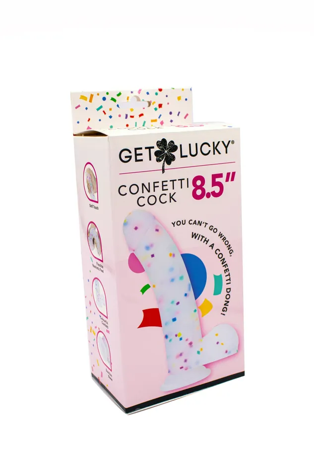 Dildos | Get Lucky Confetti Cock - 8.5 Inch - Voodoo Toys