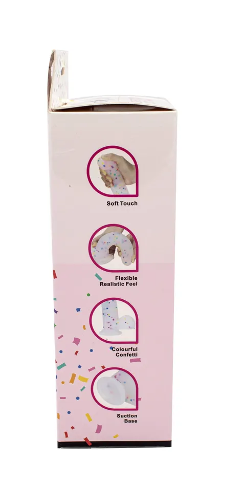 Dildos | Get Lucky Confetti Cock - 8.5 Inch - Voodoo Toys