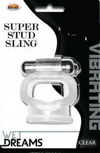 Dildos Hott Products Wet Dreams Super Stud Sling Clear