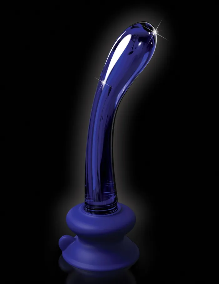 Dildos Icicles No 89 With Silicone Suction Cup Purple Pipedream