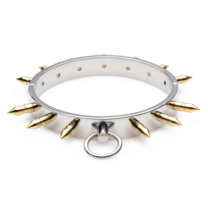 Dildos XR Brands Master Series Stainless Steel Spiked Collar