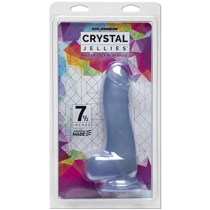 Doc Johnson Dildos | Crystal Jellies - 7.5 Inch Master Cock With Balls Doc Johnson Dildos | Crystal Jellies - 7.5 Inch Master Cock With Balls
