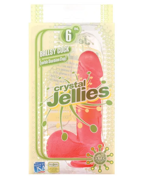 Doc Johnson Novelties Dildos Crystal Jellies Realistic 7 In Cock W Balls Pink Doc Johnson Novelties Dildos Crystal Jellies Realistic 7 In Cock W Balls Pink