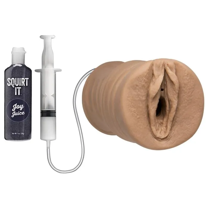 Doc Johnson Squirt It Squirting Pussy Stroker With Joy Juice Caramel Male Sex Toys Doc Johnson Squirt It Squirting Pussy Stroker With Joy Juice Caramel Male Sex Toys