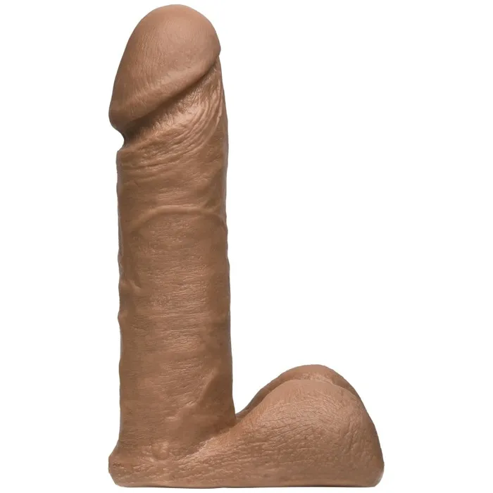 Doc Johnson VacULock 6Inch Ur3 Cock Brown Dildos