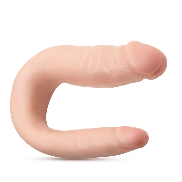 Dr. Skin Silicone - Dr. Double - 12 Inch Double  Dong - Vanilla | Blush Dildos