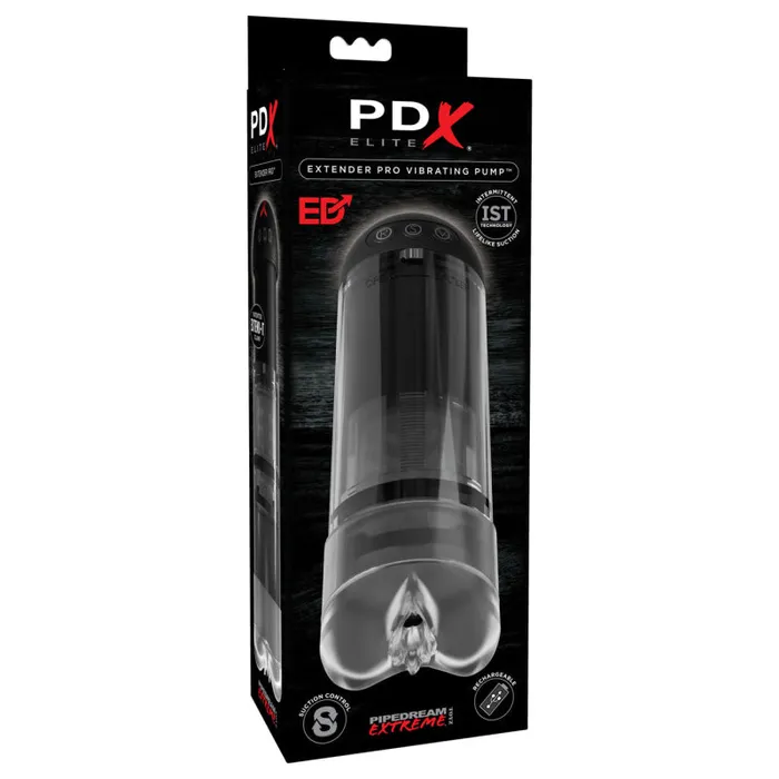 Extender Pro Vibrating Penis Pump | Pipedream Male Sex Toys Extender Pro Vibrating Penis Pump | Pipedream Male Sex Toys