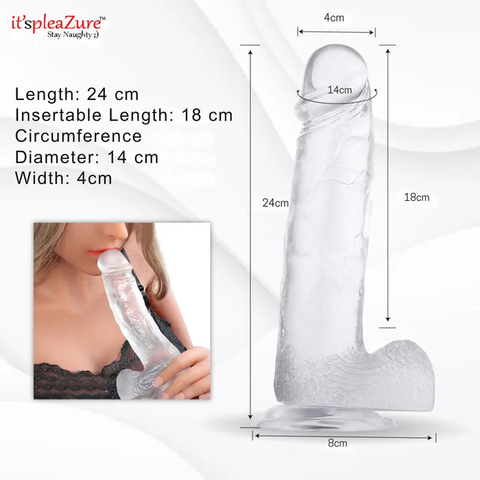 Itspleazure Big Dildo Silicone Suction Dildo Base for Women | ItspleaZure Dildos Itspleazure Big Dildo Silicone Suction Dildo Base for Women | ItspleaZure Dildos