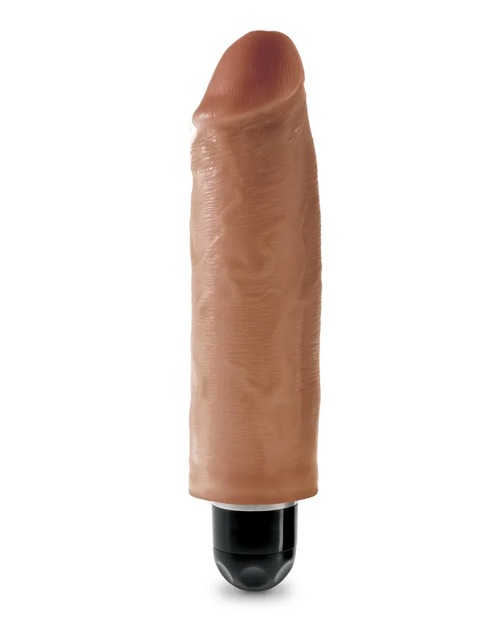 King Cock 6 Inch Vibrating Stiffy Tan Pipedream Dildos
