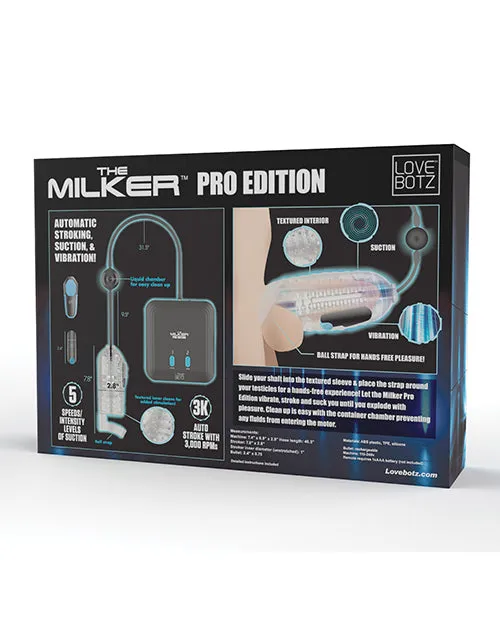 Lovebotz The Milker Pro Edition - Clear | Xr Dildos