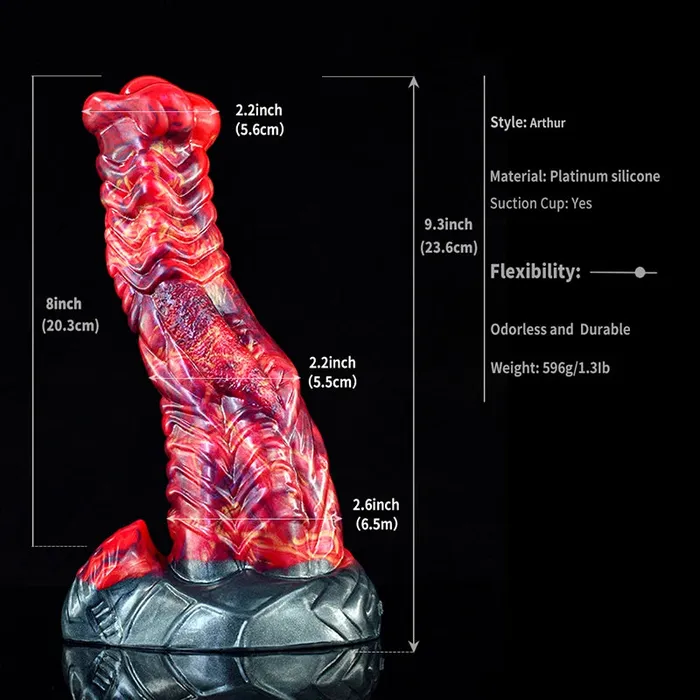 Lovetoyshub Dildos | 9.3Inch Lifelike Silicone Dragon Dildo