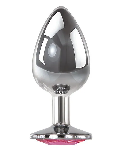 Male Sex Toys | Adam & Eve Pink Gem Anal Plug Large - Evolved Novelties