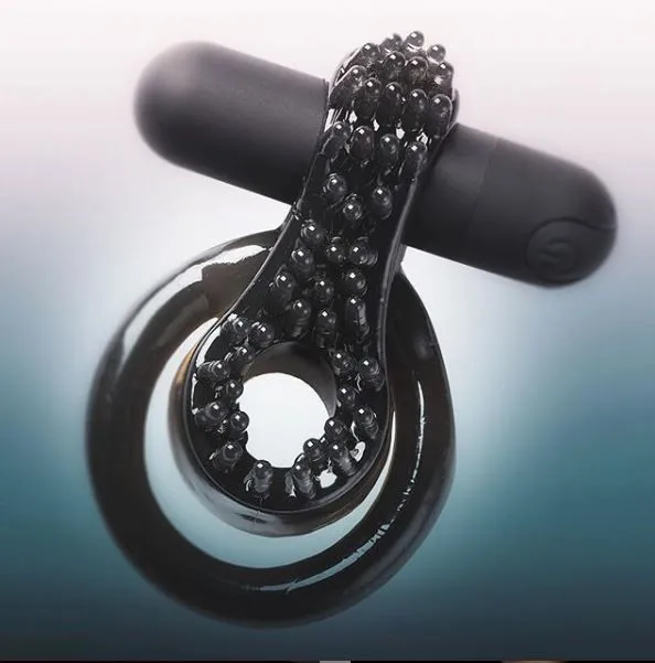 Male Sex Toys | Jagger Rechargeable Vibrating Cock Ring Black Sleeve - Maia Toys