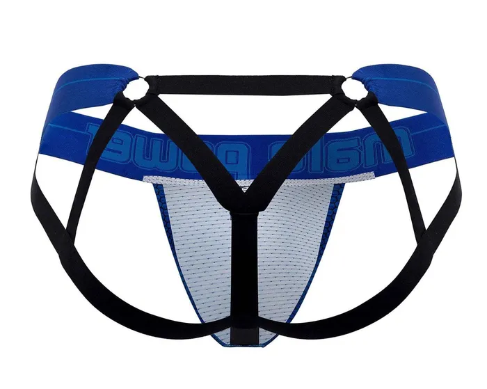 Male Sex Toys | Male Power Lingerie Sexagon Strappy Ring Jock - - Royal