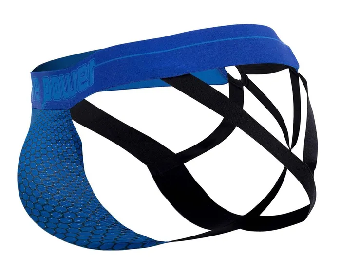 Male Sex Toys | Male Power Lingerie Sexagon Strappy Ring Jock - - Royal