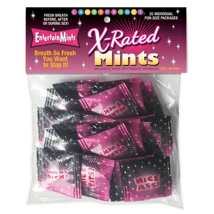 Male Sex Toys XRated Mints Bag of 25 Individual FunSize Packages Little Genie Male Sex Toys XRated Mints Bag of 25 Individual FunSize Packages Little Genie