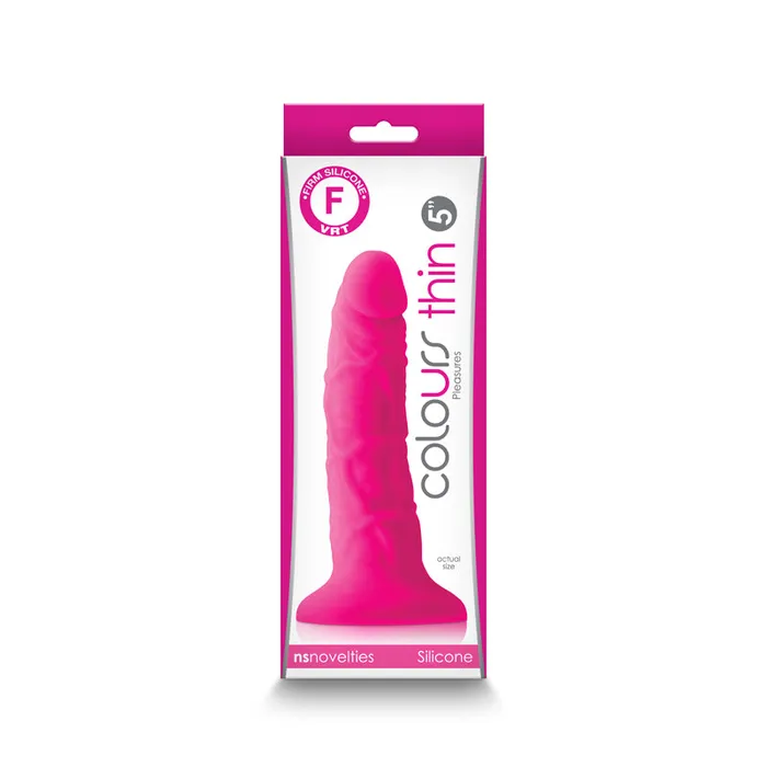 NS Novelties Colours Pleasures - Thin 5'' Dildo - Pink-(nsn-0405-54) | Dildos NS Novelties Colours Pleasures - Thin 5'' Dildo - Pink-(nsn-0405-54) | Dildos