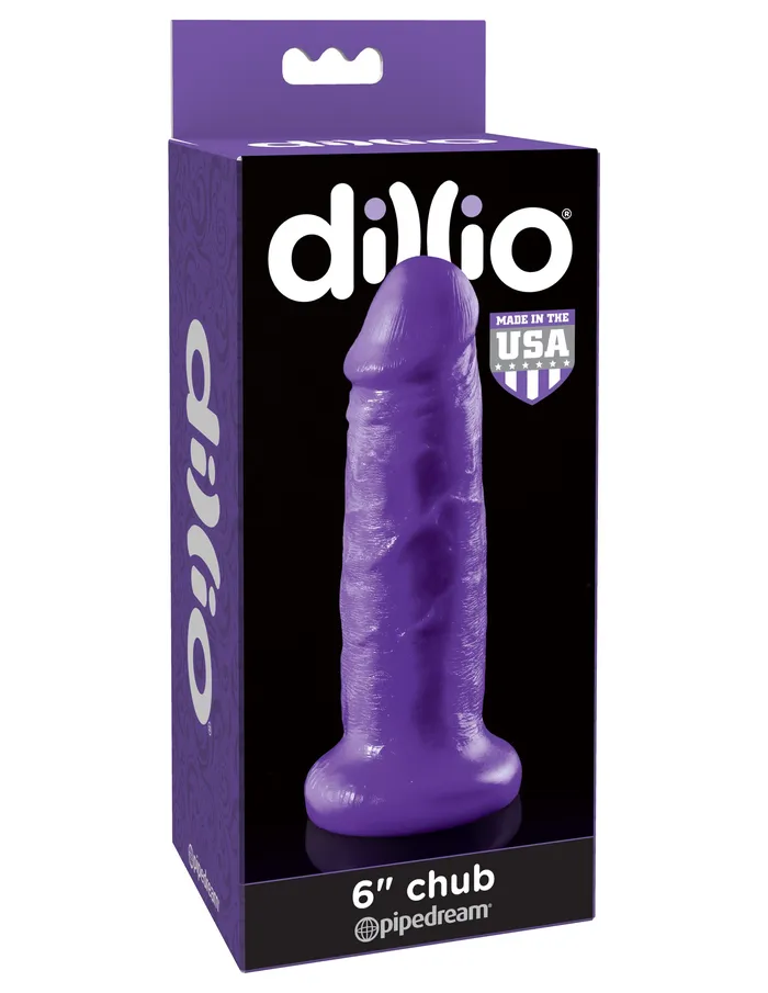 Pipedream Dildos | Dillio 6-Inch Chub Classic Dildo in Purple