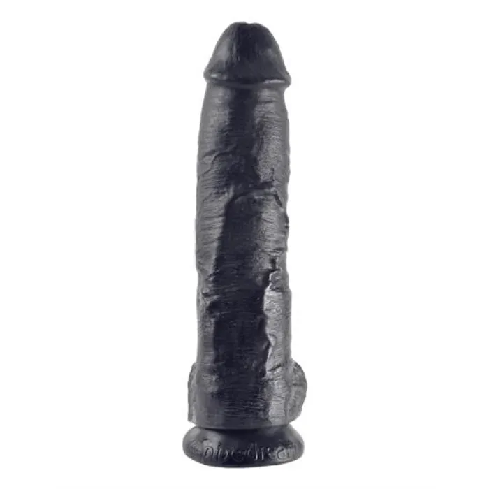 Pipedream Dildos King Cock 10Inch Cock With Balls Black