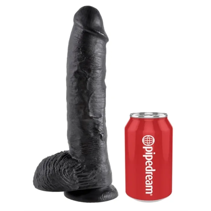 Pipedream Dildos | King Cock 10-Inch Cock With Balls - Black Pipedream Dildos | King Cock 10-Inch Cock With Balls - Black