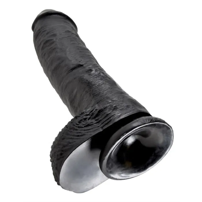 Pipedream Dildos | King Cock 10-Inch Cock With Balls - Black Pipedream Dildos | King Cock 10-Inch Cock With Balls - Black