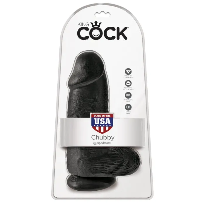 Pipedream Dildos King Cock Chubby Black