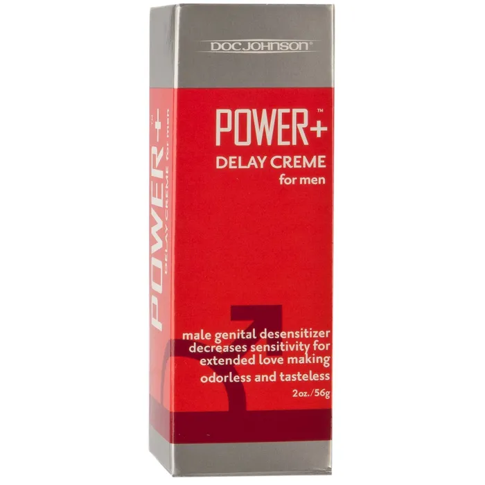 Power Plus Delay Creme for Men -  2 Oz. - Boxed | Doc Johnson Male Sex Toys
