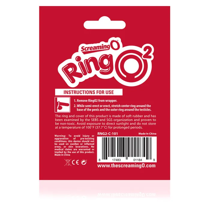 Screaming O Dildos | Ringo 2 - Clear Screaming O Dildos | Ringo 2 - Clear