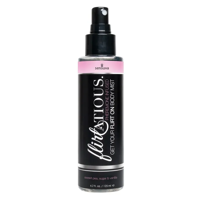 Sensuva Dildos Flirtatious Pheromone Infused Body Mist Vanilla Sugar Sweet Pea 42 floz 125 ml Sensuva Dildos Flirtatious Pheromone Infused Body Mist Vanilla Sugar Sweet Pea 42 floz 125 ml