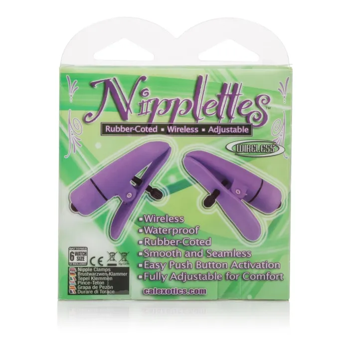 Vibrators | CalExotics Nipplettes - Purple Vibrators | CalExotics Nipplettes - Purple