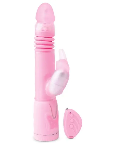Vibrators | Pipedream Remote Control Thrusting Rabbit Pearl - Pink Vibrators | Pipedream Remote Control Thrusting Rabbit Pearl - Pink