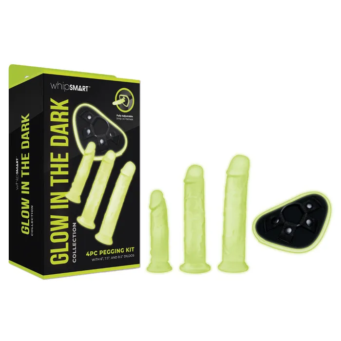 WhipSmart Dildos WhipSmart Glow In The Dark 4pc Pegging Kitws1048