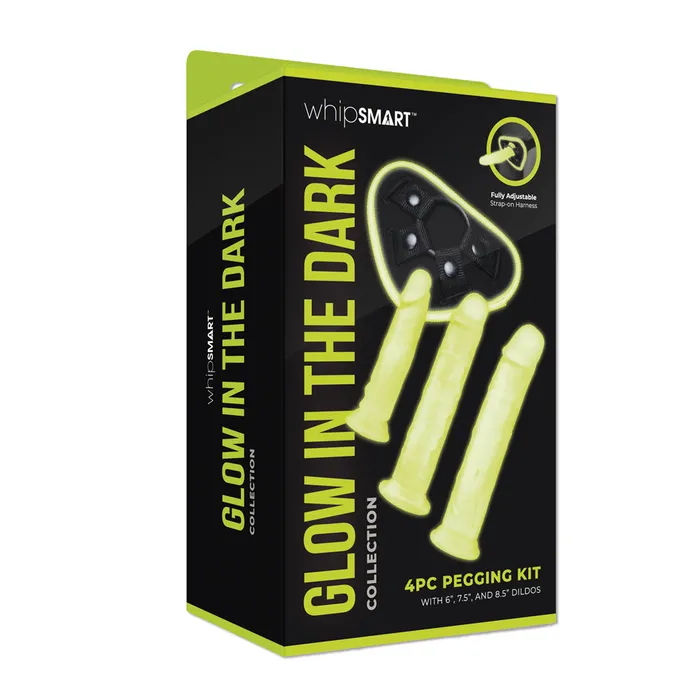 WhipSmart Dildos | WhipSmart Glow In The Dark 4pc Pegging Kit-(ws1048) WhipSmart Dildos | WhipSmart Glow In The Dark 4pc Pegging Kit-(ws1048)