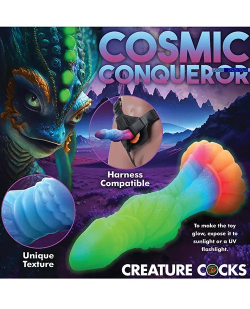 XR Brands Dildos | Galactic Cock Glow In The Dark Alien Creature Fantasy Dildo by Creature Cocks