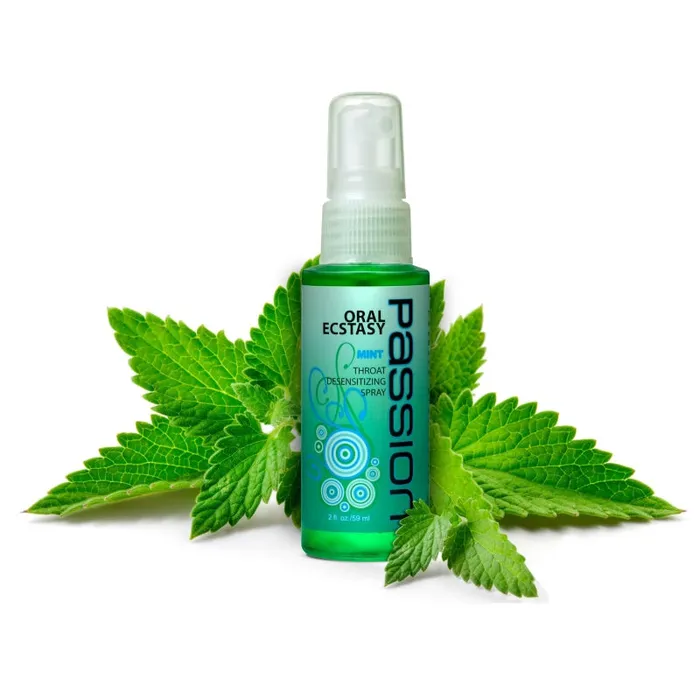 XR Brands Passion Lubricant Male Sex Toys Oral Ectasy Mint Flavored Deep Throat Numbering Spray 2 Oz XR Brands Passion Lubricant Male Sex Toys Oral Ectasy Mint Flavored Deep Throat Numbering Spray 2 Oz