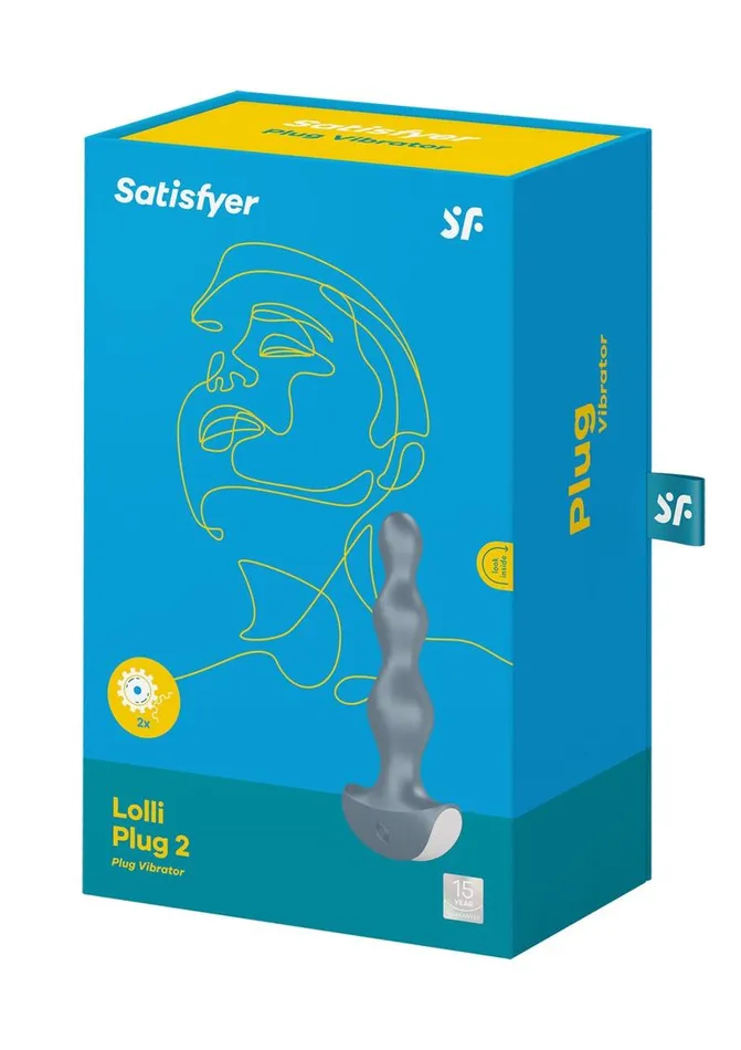 Anal Satisfyer Satisfyer LolliPlug 2 Silicone Beaded Anal Plug