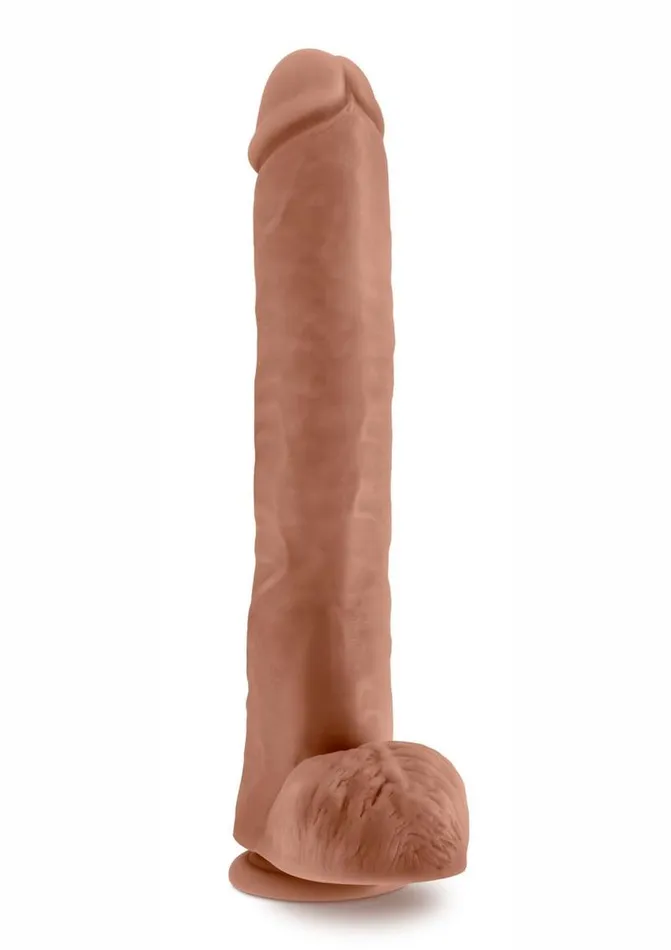 Au Naturel Dildos Au Naturel Daddy Sensa Feel Dual Density Dildo with Balls