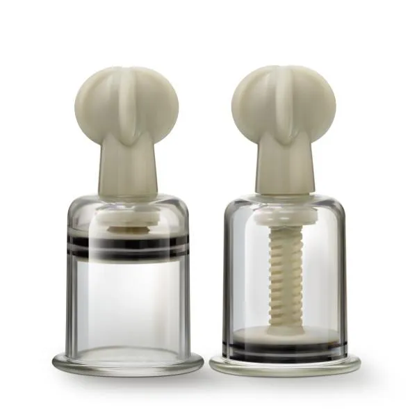 Blush Novelties Dildos Blush Temptasia Clit and Nipple Large Twist Suckers Set of 2