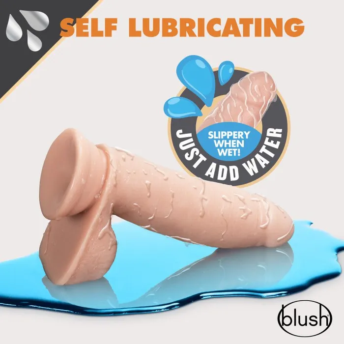Blush Novelties Dildos Dr Skin Glide 7 Inch Self Lubricating Dildo Flesh 178 cm Dong Blush Novelties Dildos Dr Skin Glide 7 Inch Self Lubricating Dildo Flesh 178 cm Dong