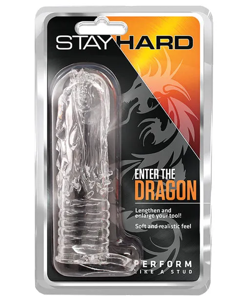 Blush Performance Enter the Dragon Penis Sleeve Clear Blush Novelties Dildos