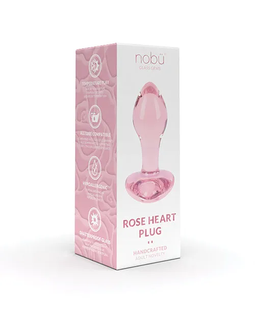 Bodispa INC Anal Nobu Rose Heart Plug Pink