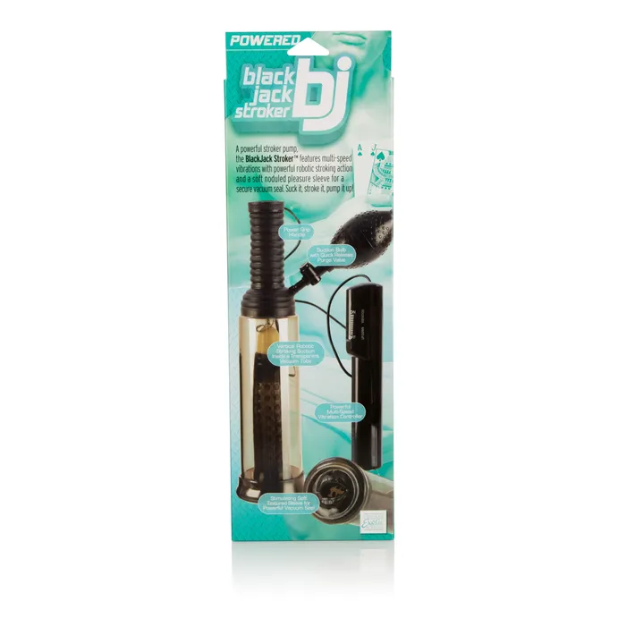 California Exotic Vibrators Black Jack Stroker